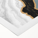 Abstract wall art design showcasing vibrant strokes and lines in warm tones, ideal for modern decor, printed on high-quality rolled canvas.