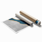 Abstract wall art print showcasing vibrant strokes and lines in a colorful design, perfect for modern home decor and artistic spaces.