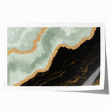 Abstract wall art print showcasing vibrant strokes and lines in bold colors, ideal for modern decor, emphasizing artistic expression and creativity.