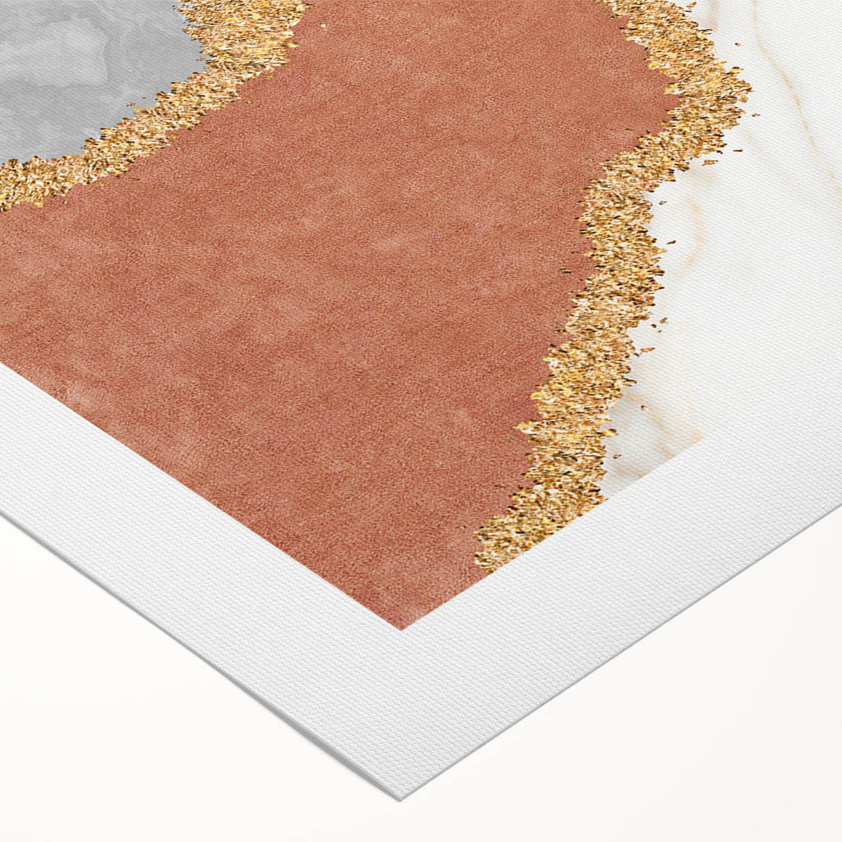 Abstract strokes and lines design in vibrant colors on rolled canvas wall art, perfect for modern home decor or artistic displays.