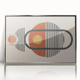 Framed abstract wall art featuring dynamic strokes and lines in silver and gray, perfect for modern home decor and artistic aesthetics.