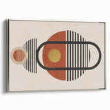 Framed abstract wall art featuring dynamic strokes and lines in silver and gray tones, showcasing modern design elements for contemporary decor.