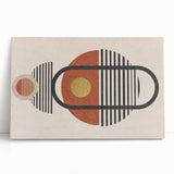 Abstract wall art design showcasing vibrant strokes and lines in a modern color palette, perfect for enhancing contemporary home decor.