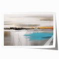 Abstract wall art print showcasing vibrant strokes and lines in a harmonious blend of colors, ideal for modern home decor.