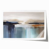 Abstract wall art print showcasing vibrant strokes and lines in bold colors, perfect for modern home decor or artistic inspiration.