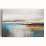 Abstract canvas wall art showcasing vibrant strokes and lines in a modern design, ideal for contemporary home decor or office spaces.