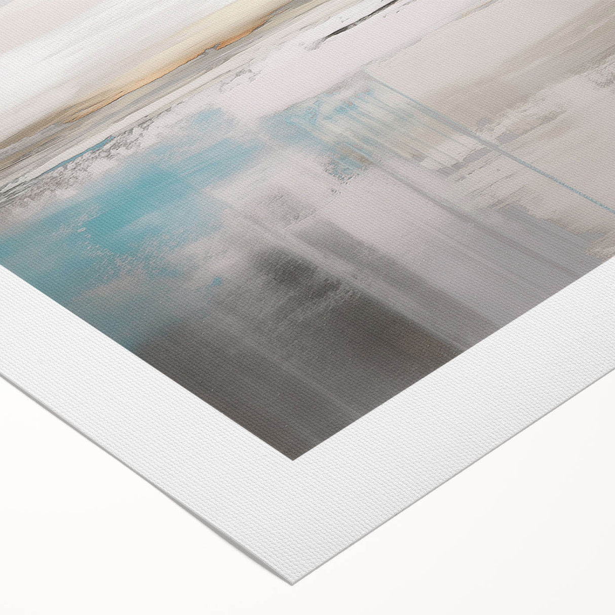Abstract strokes and lines design on rolled canvas wall art, showcasing vibrant colors and dynamic patterns, perfect for modern decor.