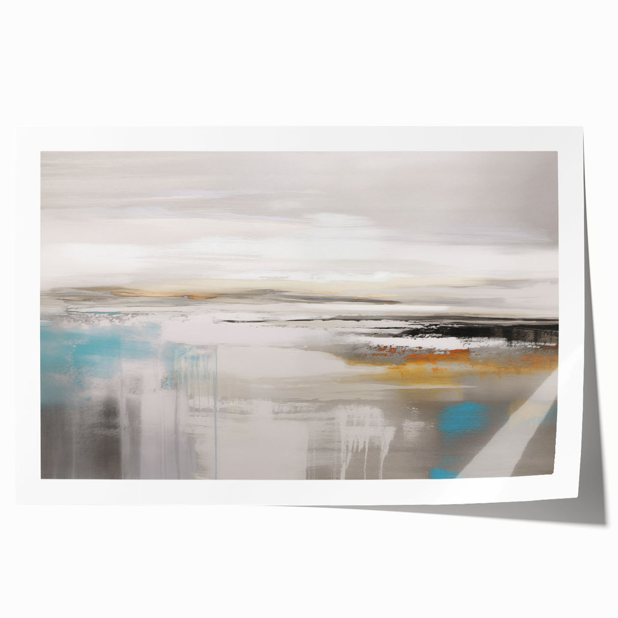 Abstract strokes and lines art print showcasing vibrant colors and dynamic patterns, perfect for modern home decor and artistic expression.