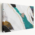 Abstract canvas wall art showcasing vibrant strokes and lines in various colors, emphasizing a modern artistic design perfect for contemporary decor.