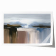 Abstract wall art design showcasing vibrant strokes and lines in a palette of blue, pink, and gold, perfect for modern home decor.