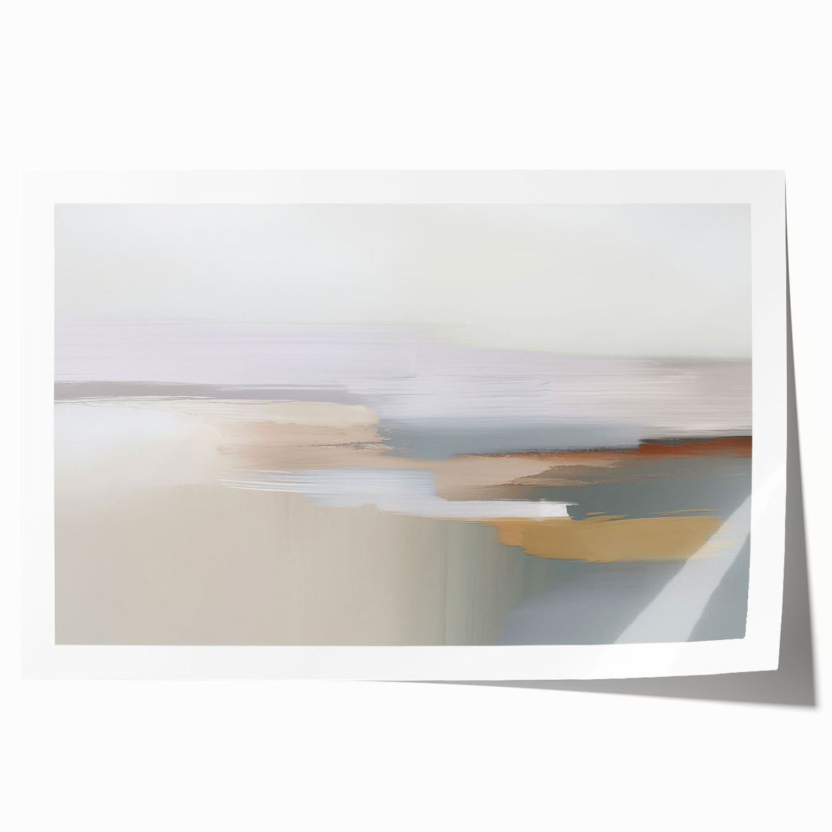 Abstract wall art print showcasing vibrant strokes and lines in a colorful design, perfect for modern home decor with a contemporary flair.