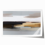 Abstract wall art print showcasing vibrant strokes and lines in bold colors, perfect for modern decor, rolled for easy framing and display.