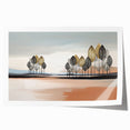 Abstract wall art print showcasing vibrant strokes and lines in bold colors, perfect for modern home decor or office aesthetics.
