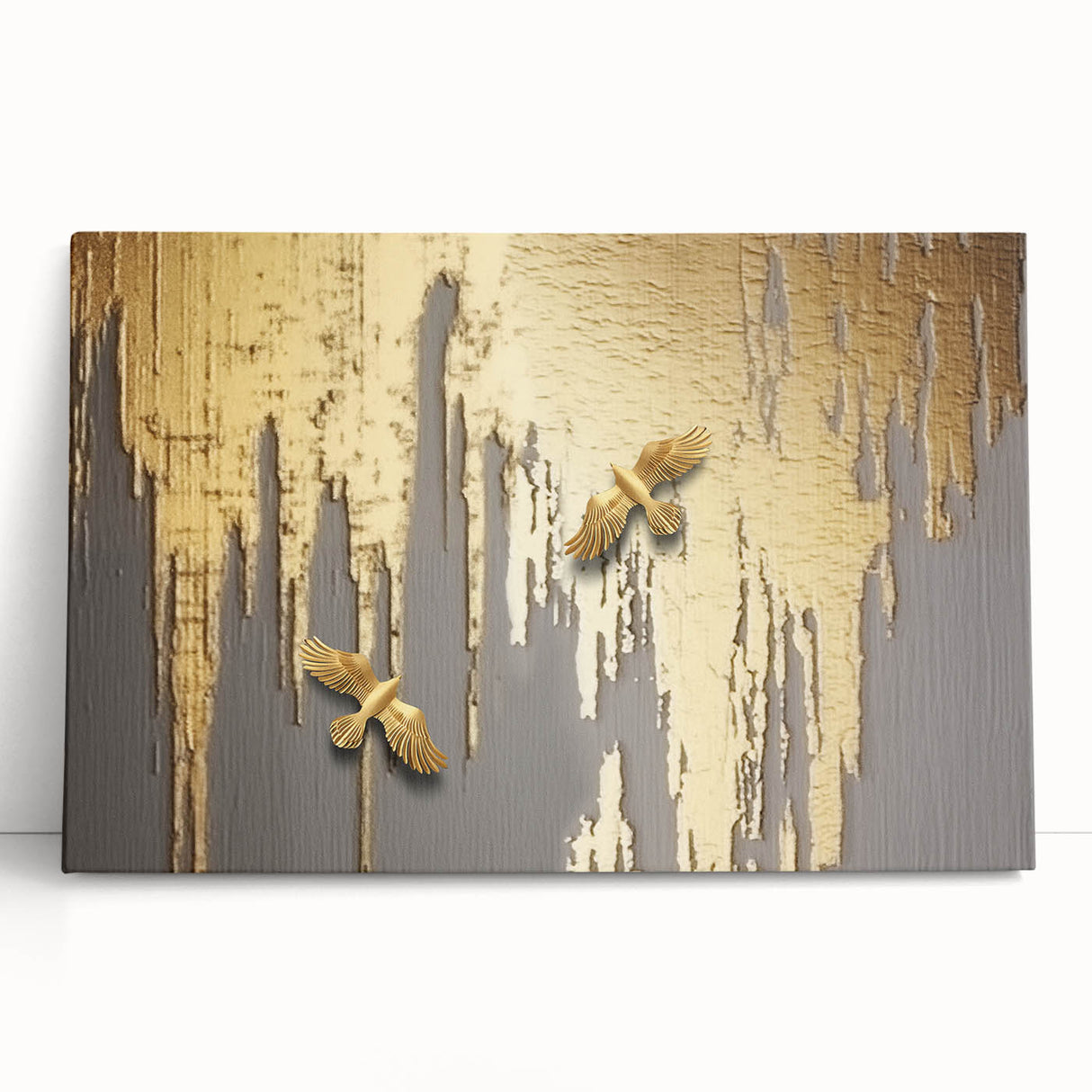 Abstract canvas wall art featuring vibrant strokes and lines in a modern design, perfect for contemporary decor with bold colors.