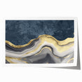 Abstract wall art print showcasing vibrant strokes and lines in bold colors, perfect for modern home decor or gallery displays.