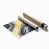 Abstract strokes and lines design wall art print showcasing vibrant colors and dynamic patterns, perfect for modern decor in any setting.