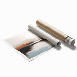 Abstract wall art print featuring vibrant strokes and lines in various colors, perfect for modern decor, showcasing a dynamic artistic style.