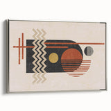 Framed abstract wall art featuring dynamic silver strokes and lines on a textured canvas, ideal for modern home decor and artistic interiors.