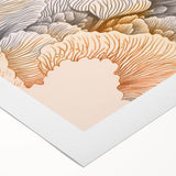 Abstract strokes and lines design on rolled canvas wall art, featuring vibrant colors and dynamic patterns, perfect for modern decor.