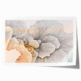 Abstract wall art print showcasing vibrant strokes and lines in a bold color palette, perfect for modern home decor and artistic environments.