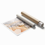 Abstract wall art print showcasing dynamic strokes and lines in vibrant colors, perfect for modern decor. Ideal for enhancing living spaces.