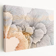 Abstract strokes and lines in vibrant colors create a modern wall art design on stretched canvas, adding a contemporary touch to any room decor.