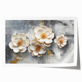 Abstract wall art print showcasing dynamic strokes and lines in vibrant colors, ideal for modern home decor or art enthusiasts.