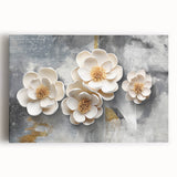 Abstract wall art design showcasing vibrant strokes and lines in bold colors, perfect for modern home decor, printed on stretched canvas.