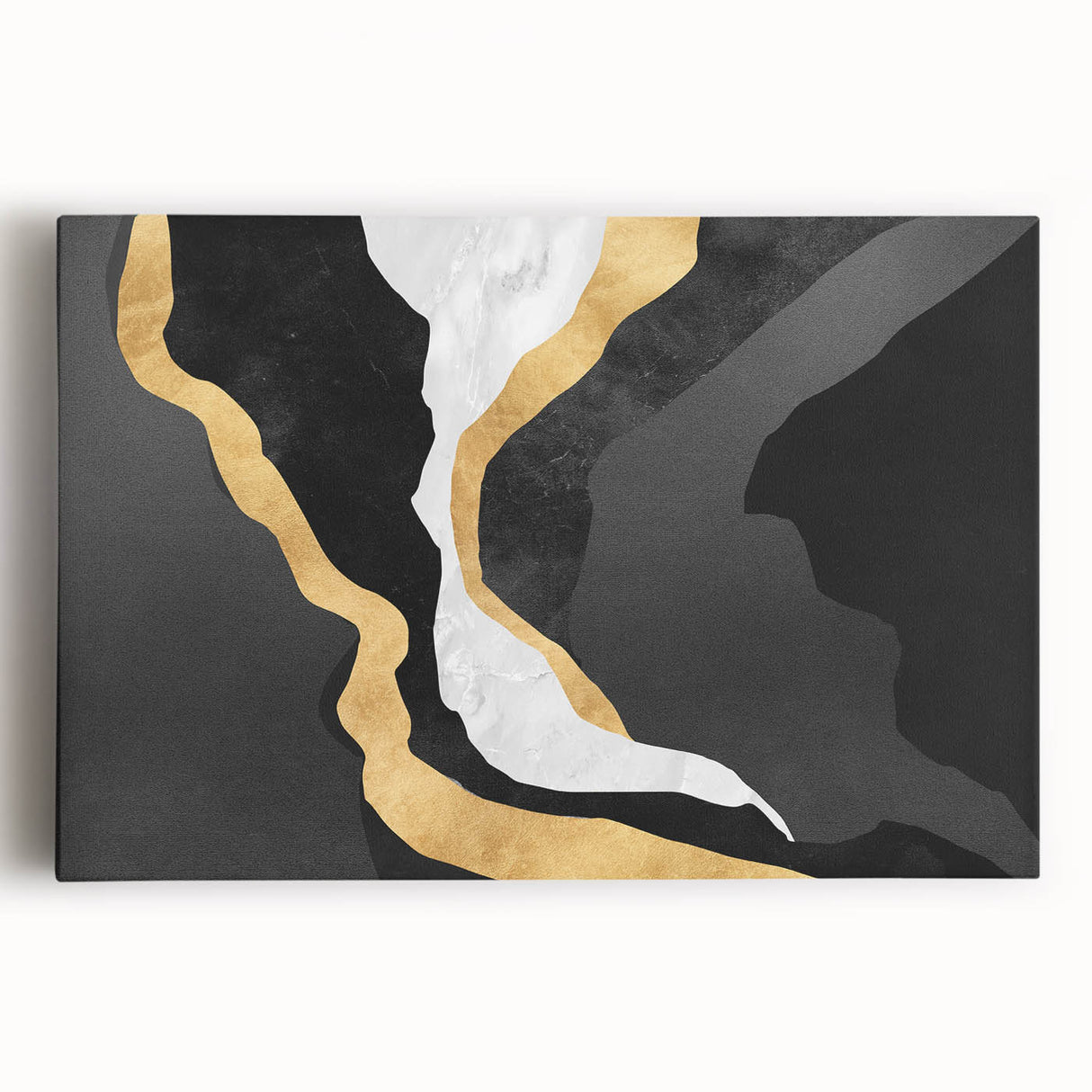 Abstract canvas wall art showcasing vibrant strokes and lines in a modern design, perfect for contemporary home decor and art lovers.