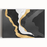 Abstract canvas wall art showcasing vibrant strokes and lines in a modern design, perfect for contemporary home decor and art lovers.