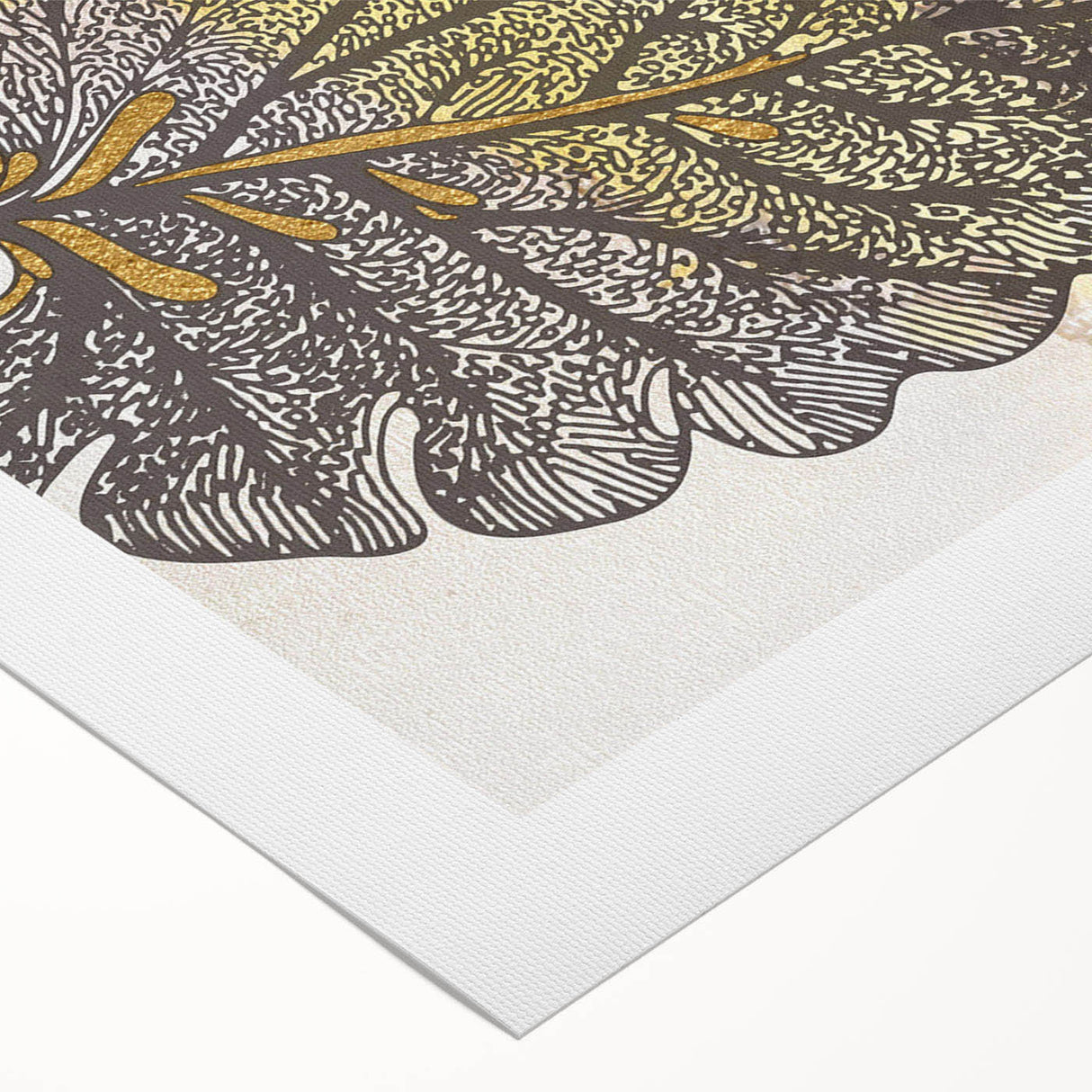 Colorful abstract strokes and lines design on rolled canvas wall art, showcasing vibrant hues and dynamic patterns ideal for modern decor.