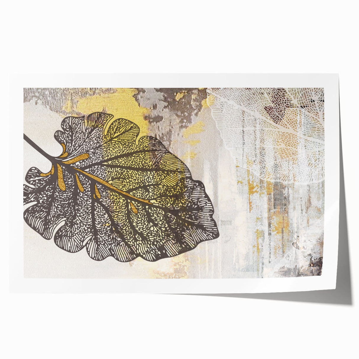 Abstract wall art print showcasing vibrant strokes and lines in a dynamic design, ideal for modern decor. Perfect for adding color and style to any space.