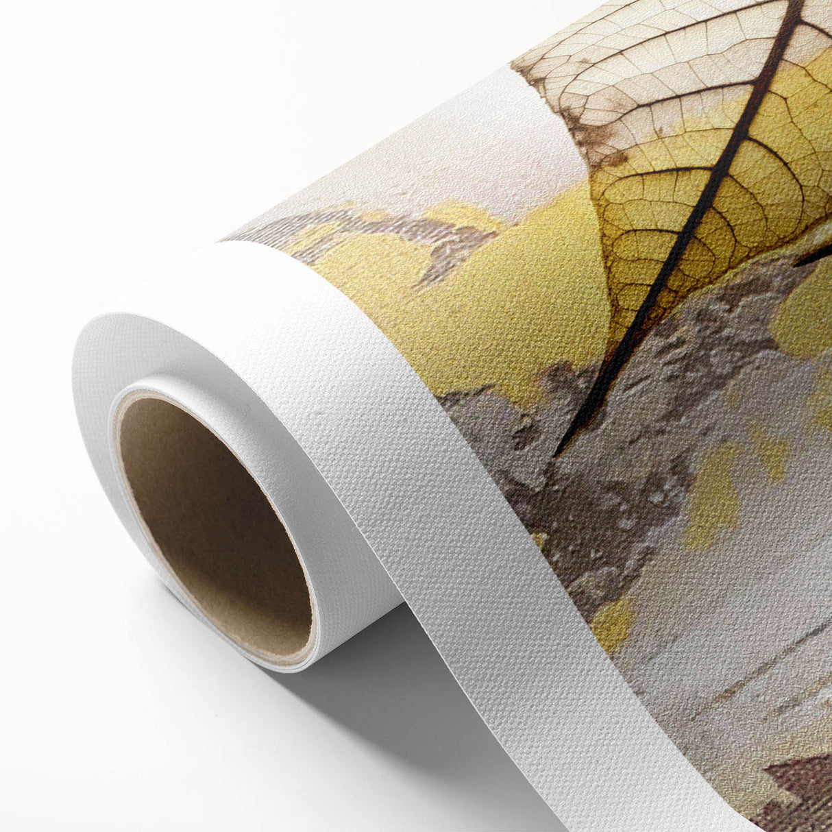 Abstract wall art canvas showcasing vibrant strokes and lines in shades of blue, orange, and yellow, perfect for modern home decor.