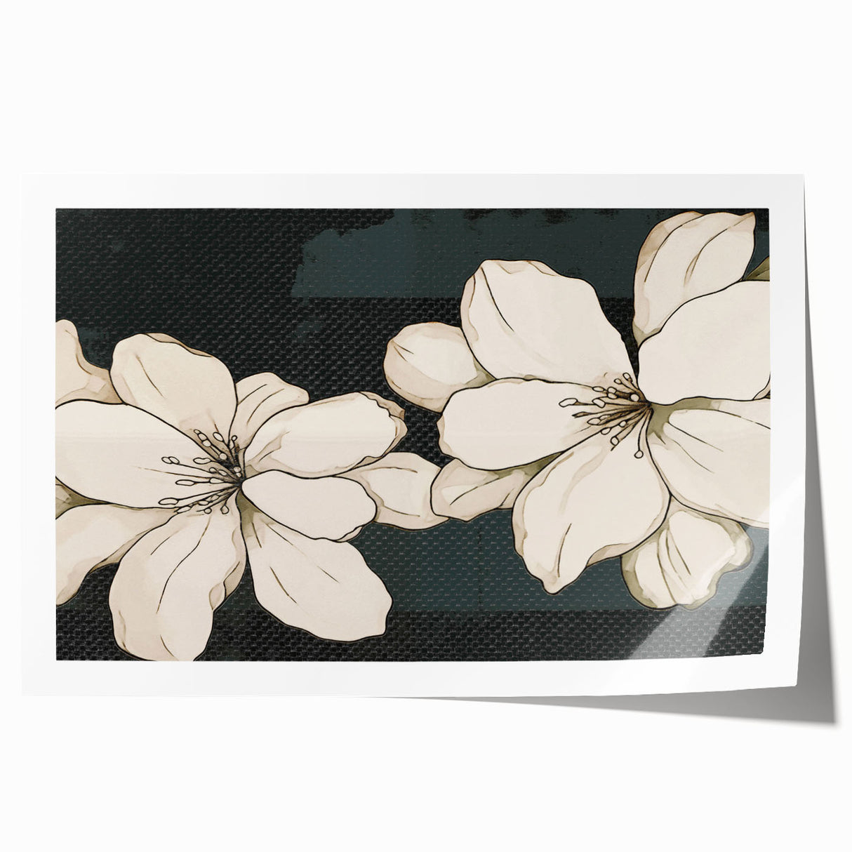 Abstract wall art print showcasing vibrant strokes and lines in bold colors, ideal for modern home decor, highlighting artistic expression and creativity.