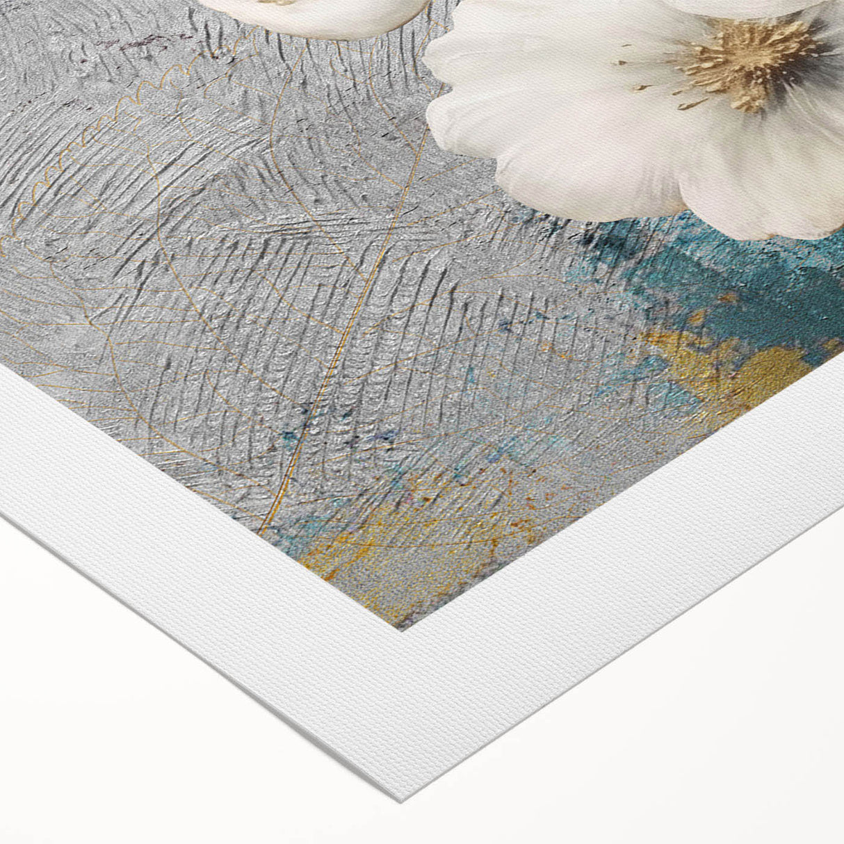 Abstract wall art design on rolled canvas showcasing vibrant strokes and lines in bold colors, perfect for modern home decor and artistic expression.