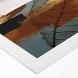 Abstract strokes and lines in vibrant colors create a contemporary wall art design, ideal for modern decor settings and artistic expression.