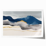 Abstract wall art print showcasing vibrant strokes and lines in a colorful design, ideal for modern home decor or office spaces.
