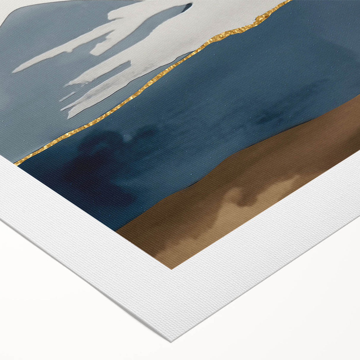 Abstract wall art print showcasing vibrant strokes and lines in bold colors, ideal for modern home decor or office aesthetics.
