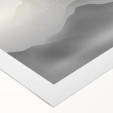 Abstract wall art design featuring colorful strokes and lines on a rolled canvas, perfect for modern decor and artistic expression.