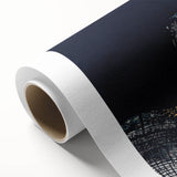 Abstract wall art featuring vibrant strokes and lines in a modern design, printed on high-quality rolled canvas, ideal for contemporary home decor.