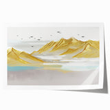 Abstract wall art print showcasing vibrant strokes and lines in a dynamic composition, ideal for modern decor and artistic spaces.