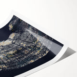 Abstract wall art print featuring vibrant strokes and lines in a modern design, perfect for contemporary home decor, showcasing bold colors and dynamic patterns.