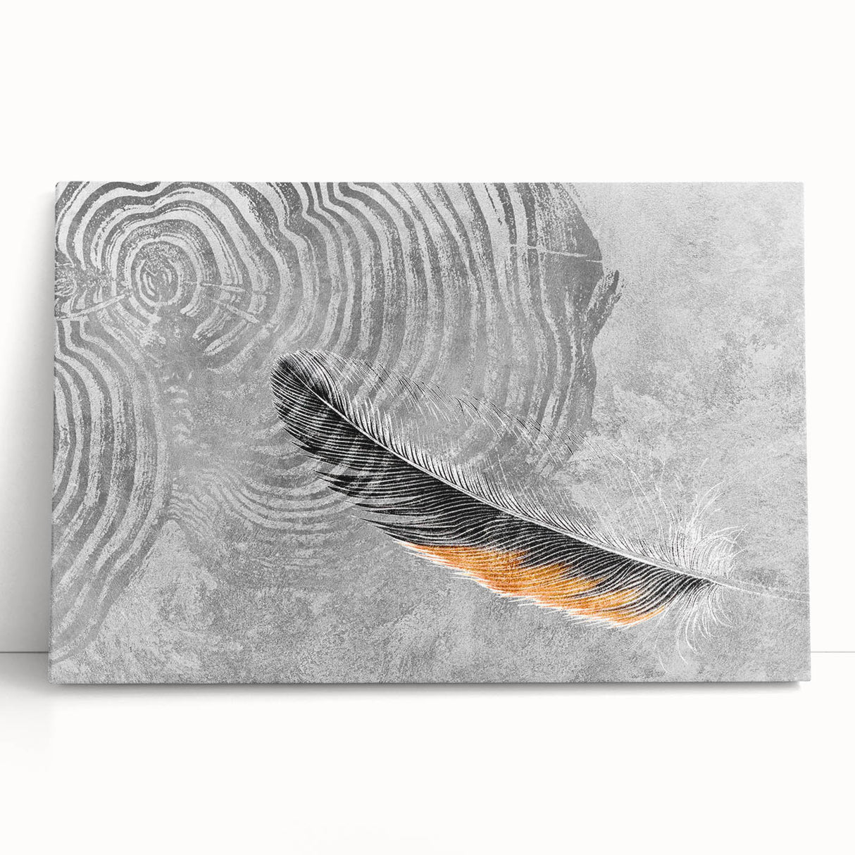 Abstract strokes and lines design on stretched canvas wall art, showcasing vibrant colors and dynamic patterns, perfect for modern decor.