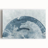 Abstract wall art featuring dynamic strokes and lines in vibrant colors, printed on stretched canvas, perfect for modern decor.