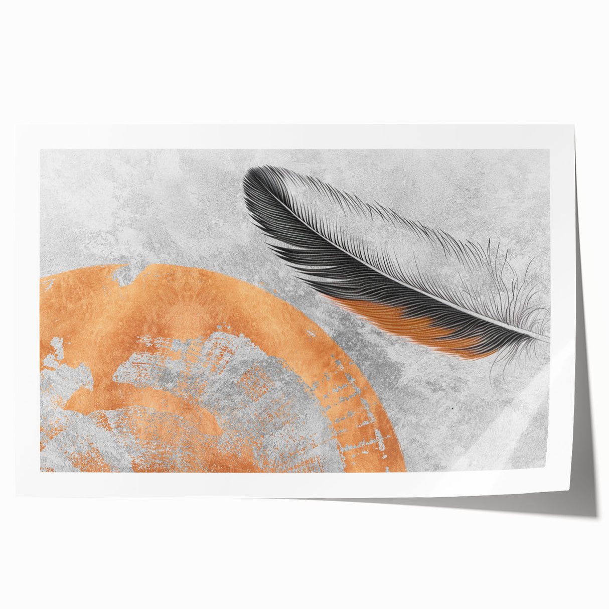 Abstract wall art print showcasing vibrant strokes and lines in a dynamic design, perfect for modern home decor and artistic expression.