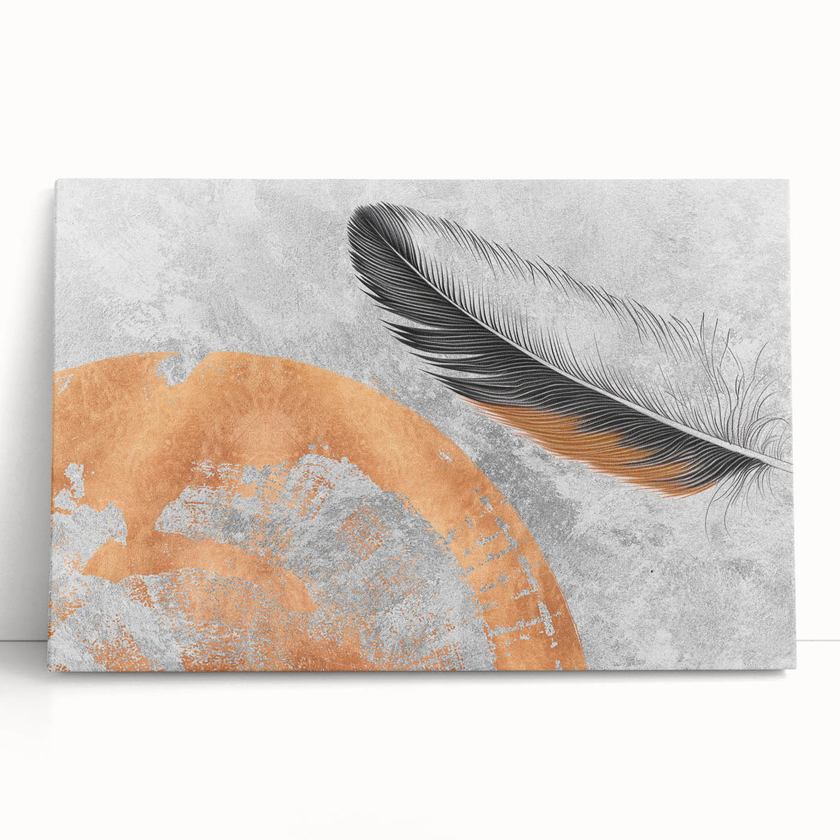 Abstract strokes and lines in vibrant colors create a modern canvas wall art piece, perfect for contemporary decor in living spaces.