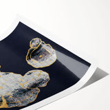 Abstract wall art print showcasing vibrant strokes and lines in a colorful design, perfect for modern decor. Ideal for adding a contemporary touch to any room.