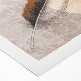 Abstract wall art design featuring colorful strokes and lines on rolled canvas, ideal for modern decor, showcasing vibrant hues and dynamic patterns.