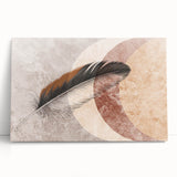 Abstract strokes and lines design on stretched canvas wall art, featuring vibrant colors and modern aesthetics, perfect for contemporary decor.