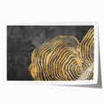 Abstract wall art print featuring vibrant strokes and lines in bold colors, designed for modern decor, rolled and ready for framing.